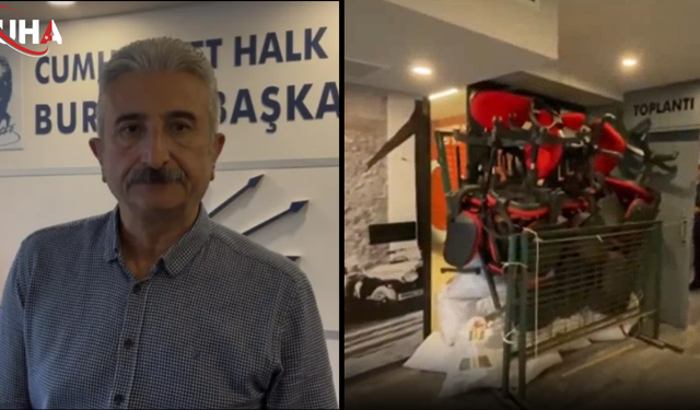 Bursa CHP'de Ortalık Karıştı: İl Binasına Barikat Kuruldu