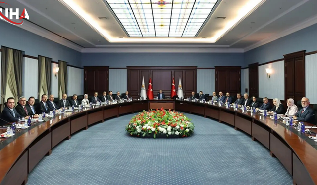 AK Parti MYK Cumhurbaşkanı Erdoğan Başkanlığında Toplandı