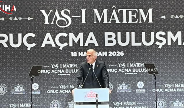 Bakan Ersoy, Oruç Açma Programında Konuştu