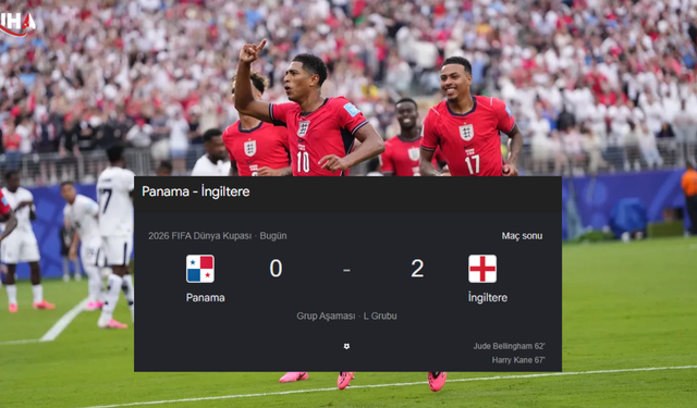İngiltere Panama'yı İki Golle Geçti