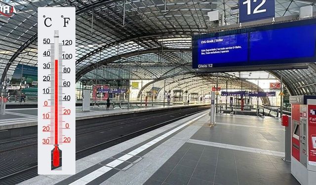 Sıcaklık 42 Dereceyi Buldu: Almanya’da Raylar Esnedi, Trenler Durdu