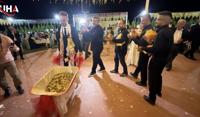 Tokat'ta Takı Merasimine El Arabasıyla Geldiler