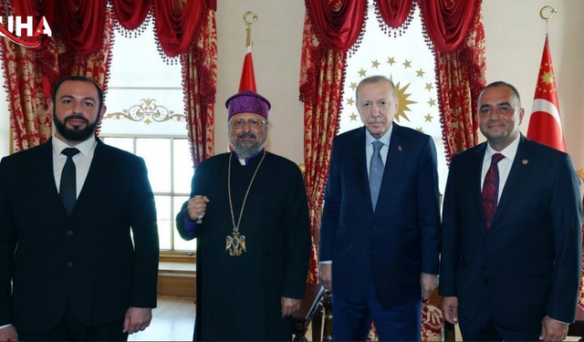 Cumhurbaşkanı Erdoğan, Patrik Maşalyan İle Görüştü