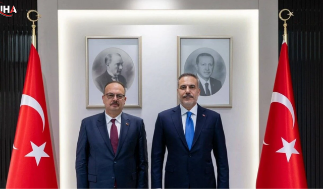 Bakan Fidan, Ankara Valisi Yakup Canbolat'ı Kabul Etti