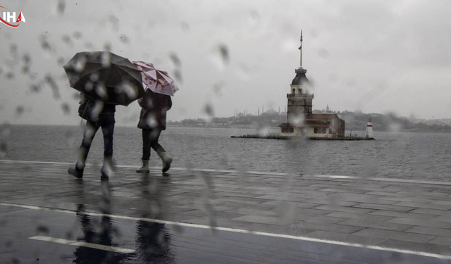 İstanbul'da Sağanak Alarmı