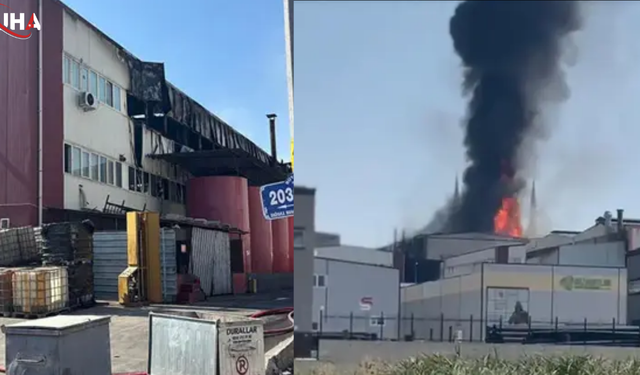 Ankara'da Fabrika Yangını: Alevler 1,5 Saatte Söndürüldü