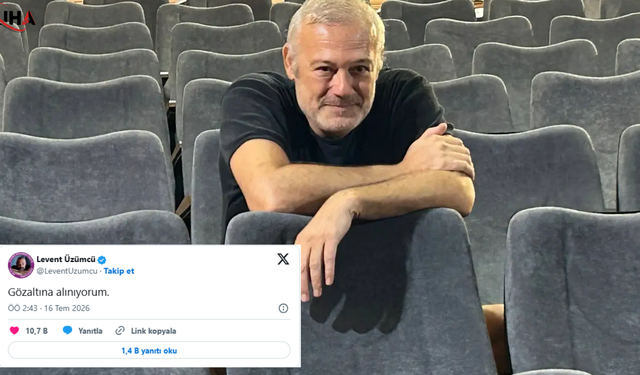 Ünlü Oyuncu Levent Üzümcü Gözaltına Alındı
