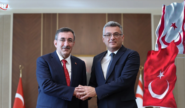 Cumhurbaşkanı Yardımcısı Cevdet Yılmaz KKTC'de Temaslarda Bulundu