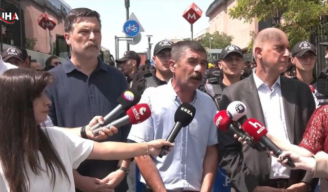 Başkentte Madenci Eylemine Polis Engeli: İşçiler Aç, Çocukları Ekmek Bekliyor