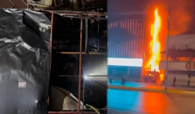Kafeteryada Başlayan Yangın AVM'yi Sardı, Dükkanlarda Hasar Büyük