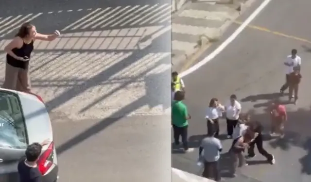İstanbul’da Yol Ortasında “Koca” Kavgası: “Adım Elinden, Çatlaaa!”
