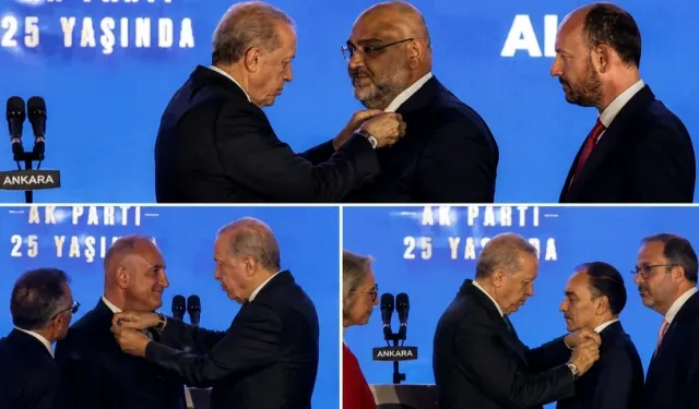 3 Vekil Daha AK Parti'ye Geçti! Rozetlerini Erdoğan Taktı!