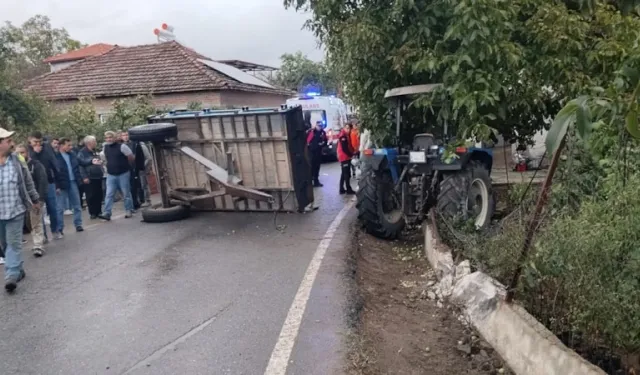 Balıkesir'de Traktör Römorku Devrildi: 23 Yaralı