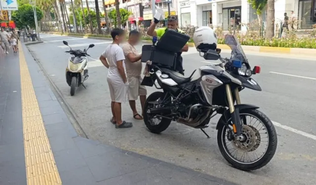Plakasız Motosiklet Sürücüsüne 46 Bin TL Ceza Şoku