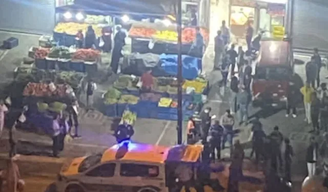 Ankara'da Manav Esnafı Arasında Sopalı Kavga Çıktı