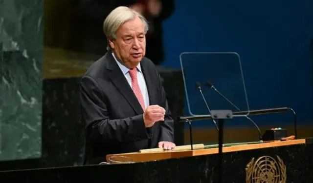 BM Genel Sekreteri Guterres'ten Gazze Vurgusu