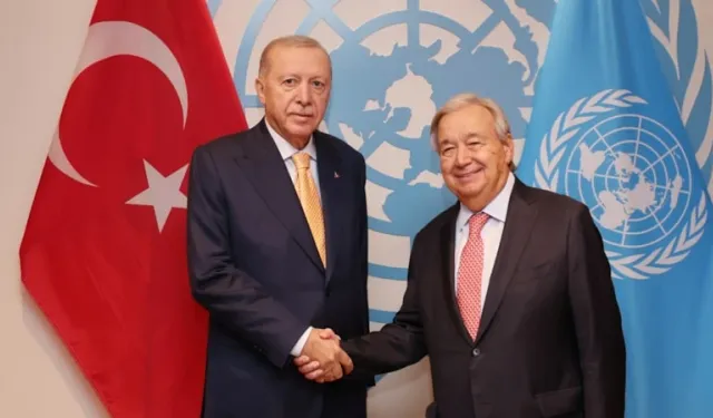 Cumhurbaşkanı Erdoğan Guterres İle Görüştü