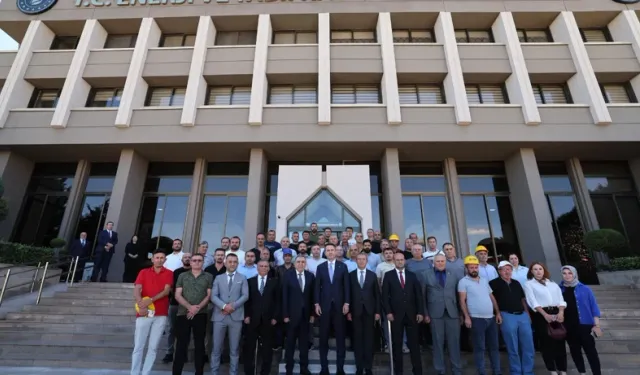 Dorun Madencilik İşçilerinden Bakan Bayraktar'a Ziyaret