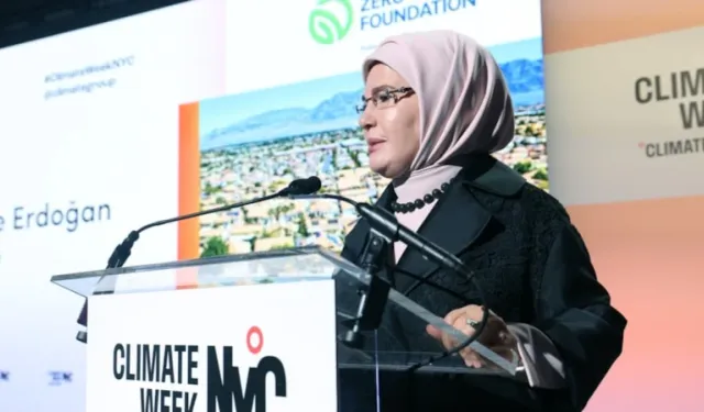 Emine Erdoğan, New York İklim Haftası Açılışında Konuştu