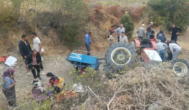 Manisa'da Traktörün Devrildiği Kazada 2 Kişi Öldü