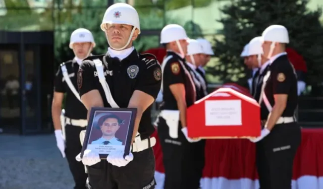 Elazığ’da Trafik Kazasında Hayatını  Kaybeden Polis İçin Tören Düzenlendi