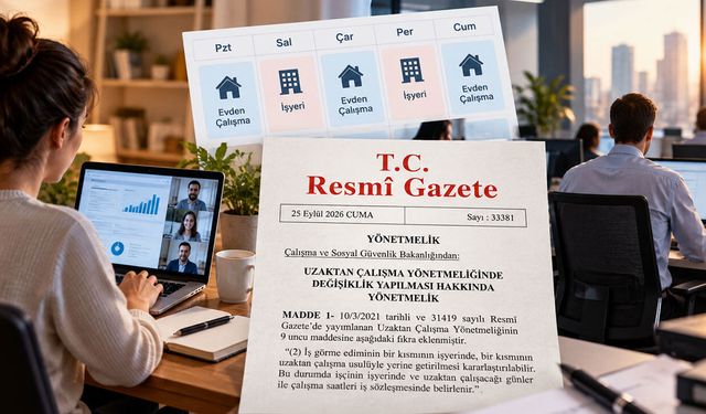 Çalışma Hayatında Yeni Dönem: Esnek Çalışma Modeli Resmen Yasalaştı! Kimler yararlanacak?