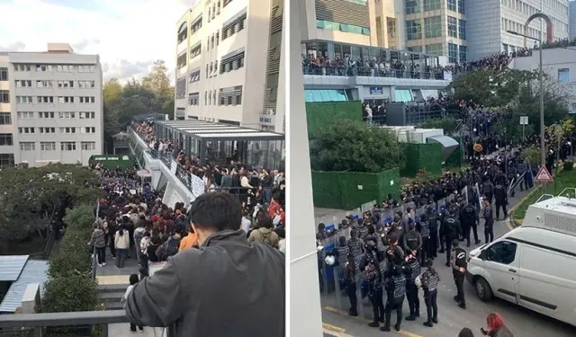 Boğaziçi'nde Yemek Protestosu Büyüdü! Çevik Kuvvet Barikat Çekti