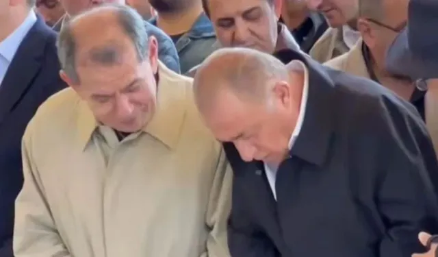 Cenaze Namazında Fatih Terim'in Zor Anları! Özbek'in Tepkisi Dikkat Çekti
