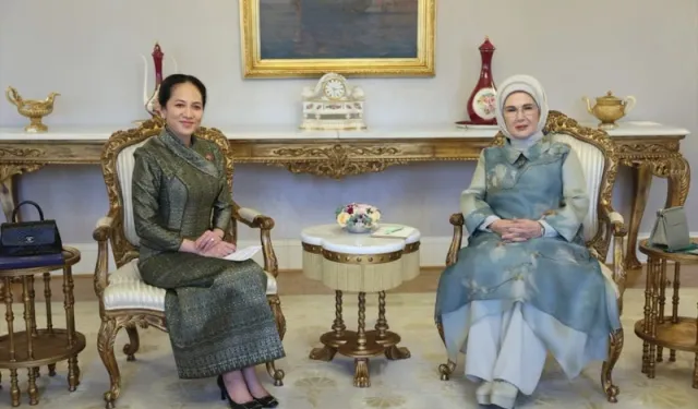 Emine Erdoğan, Kamboçya Başbakanı Manet'in Eşiyle Görüştü