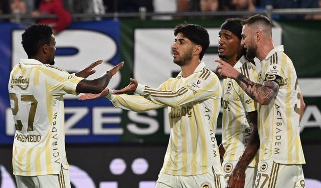 Rizespor 0 : 3 Fenerbahçe
