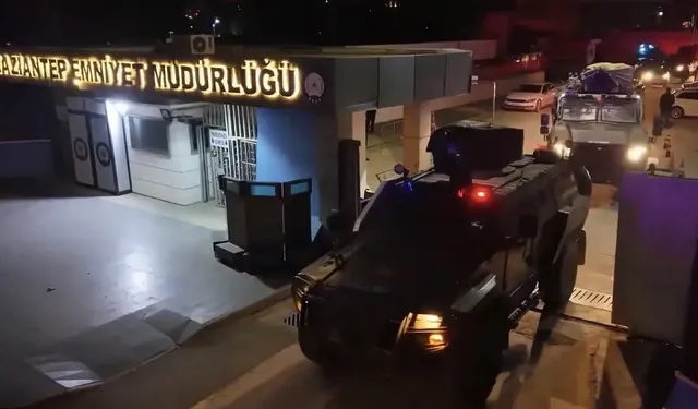 Gaziantep'te Nitelikli Yağma Operasyonu: 8 Gözaltı