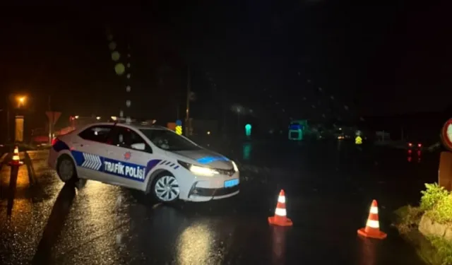 Sakarya'da D-650 Kara Yolunda Tedbir Amaçlı Trafik Durduruldu