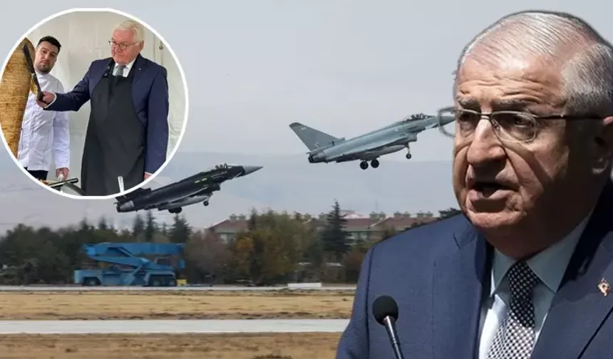 Bakan Güler'den 'Eurofighter' açıklaması: Almanya Cumhurbaşkanı döner kesiyor, sonra soracağız