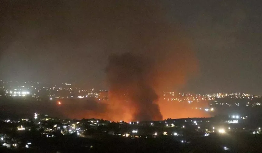 İsrail Lübnan'ın kalbini vurdu! Beyrut'ta şiddetli patlama