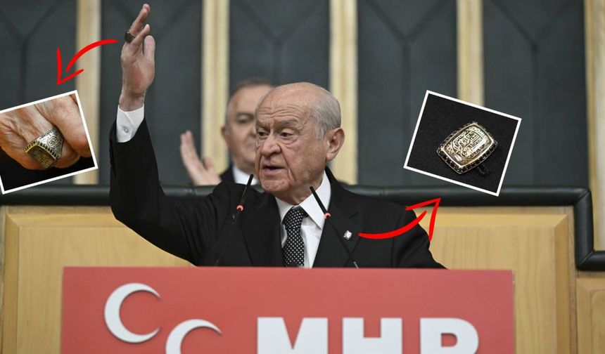 Bahçeli'den yeni bir yüzük ve rozet mesajı!