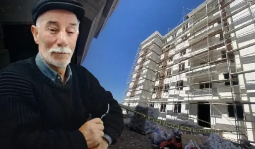 71 yaşındaki işçi inşaattan düşerek hayatını kaybetti!