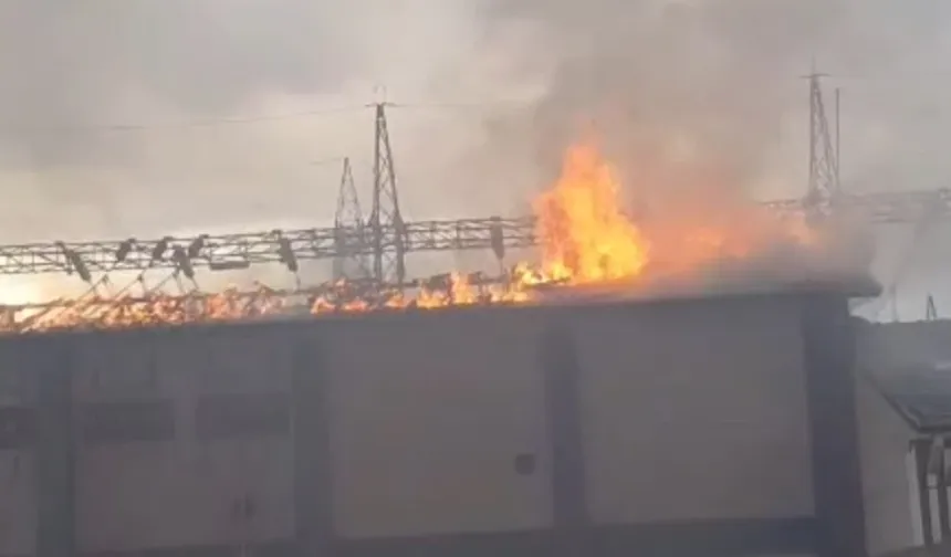 Trafo merkezinde yangın! 150 mahalle enerjisiz kaldı