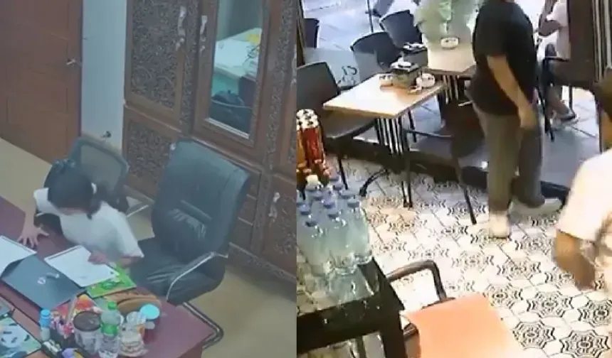 Balıkesir’de 6,1’lik şiddetli deprem anı kamerada!