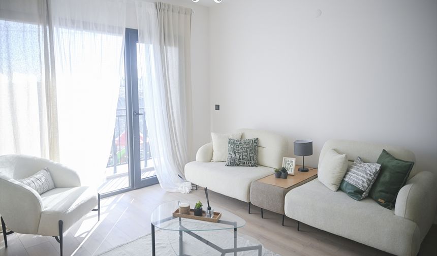 Yüzyılın Konut Projesi'nde Ankara'daki örnek konutlar görüntülendi