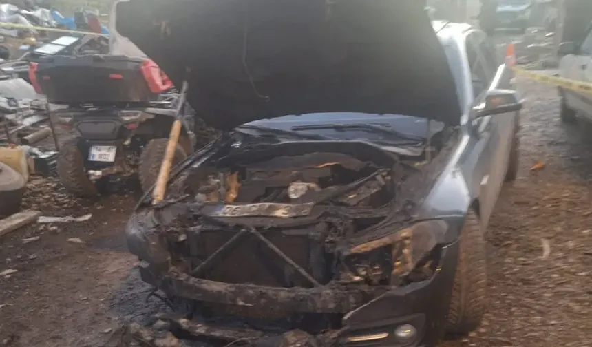 Ankara’da 4 araç kundaklandı