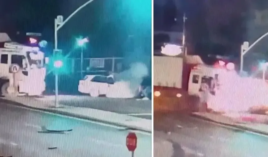 İstanbul Avcılar’da Kamyonun Sürüklediği Otomobil Alev Aldı: 1 Ölü, 1 Yaralı