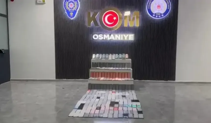 Osmaniye’de Otobüste 277 Kaçak Cep Telefonu Ele Geçirildi