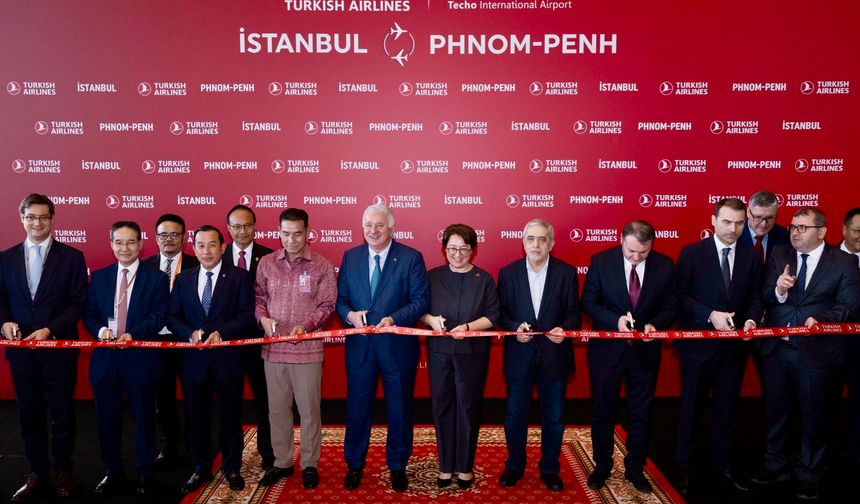 THY, Kamboçya’ya Direkt Seferleri Başlattı