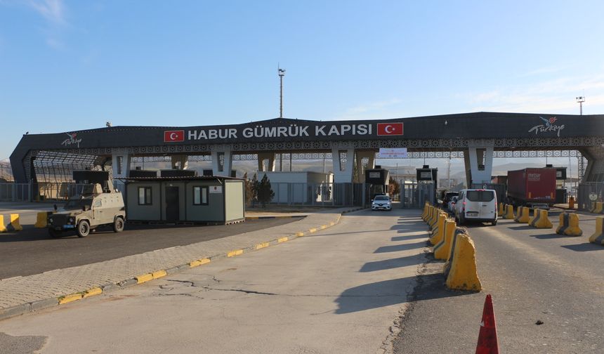 Habur Sınır Kapısı, 2025’te 3,4 milyar dolarlık ihracata ulaştı