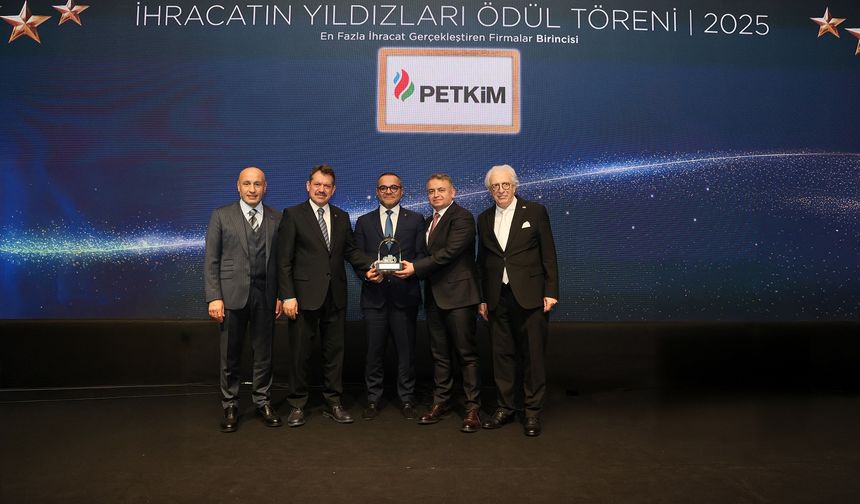 Petkim, İhracatın Yıldızları 2025 Listesinde İlk Sırada