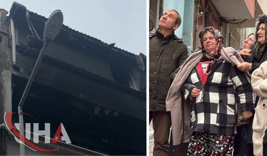 İstanbul Kağıthane’de 4 Katlı Binada Yangın: Ev Küle Döndü, Anne Gözyaşlarına Boğuldu