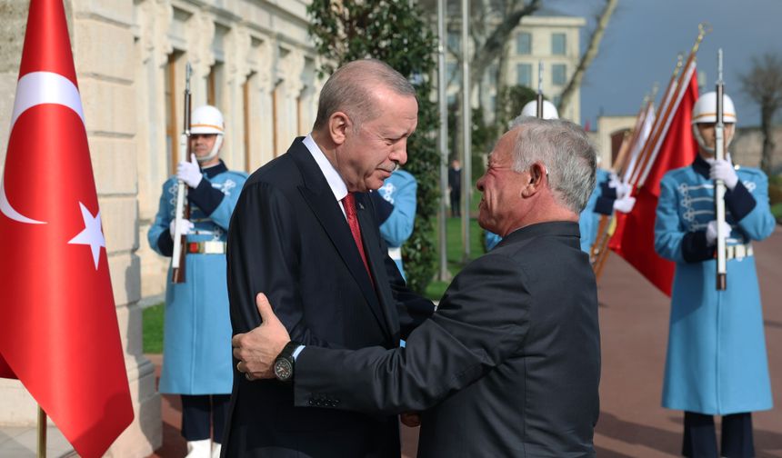 Cumhurbaşkanı Erdoğan Ürdün Kralı 2. Abdullah ile Görüştü