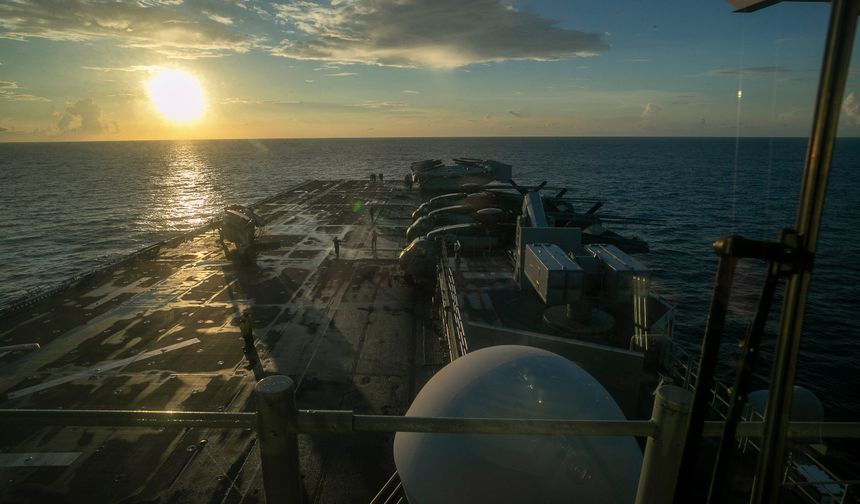 ABD Hücum Gemisi, 3 Bin 500 Askerle Orta Doğu’ya Ulaştı