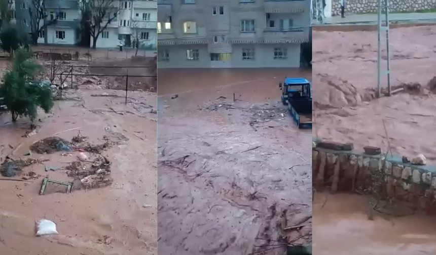 Şırnak’ta Sağanak Yağış Hayatı Olumsuz Etkiledi