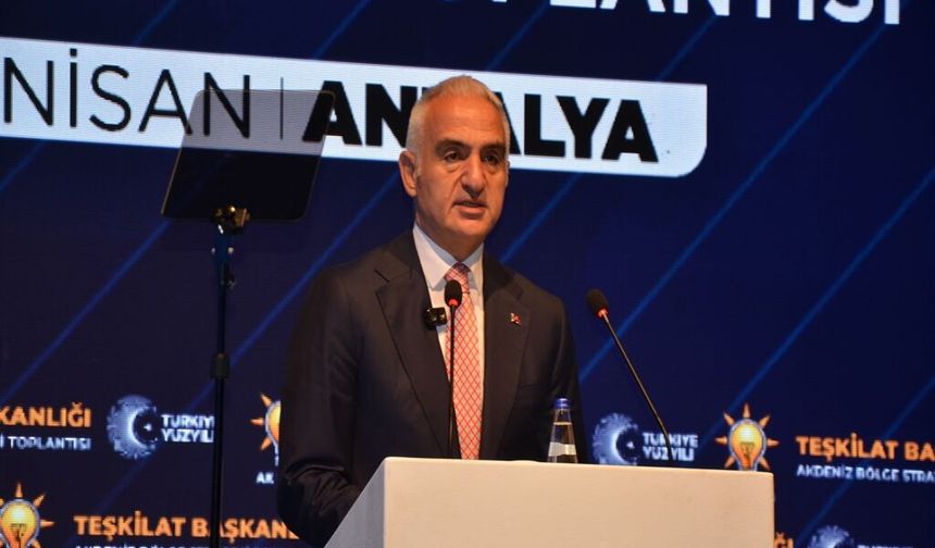 Kültür Ve Turizm Bakanı Ersoy: Türk Turizmi Her Yıl Yeni Rekorlar Kırıyor